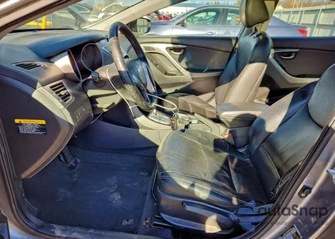 2012 Hyundai Elantra Gls z USA, uszkodzony, nr VIN KMHDH4AE9CU380928